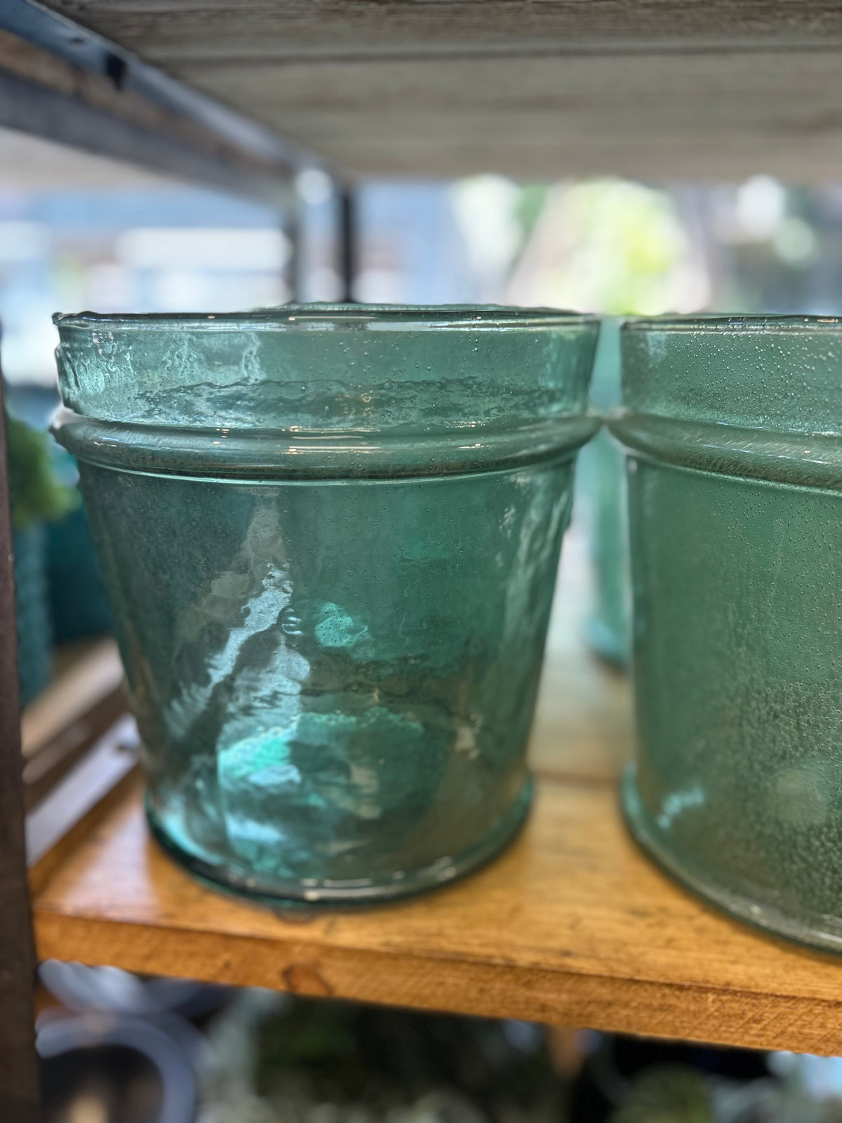 Glas Übertopf aus Glas