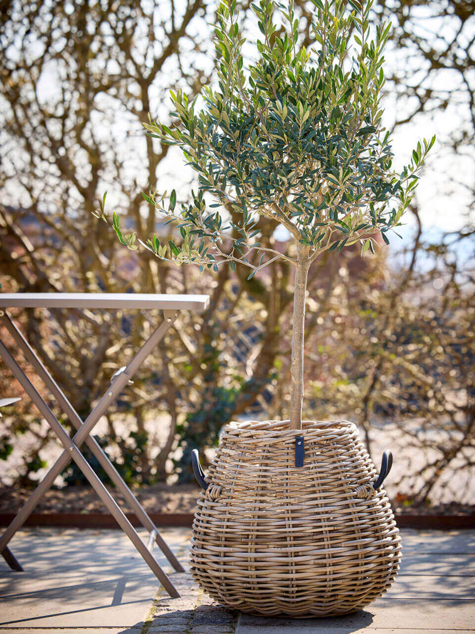 4er Set  Kubu Rattankorb Pear von A2 Living inklusive Versand