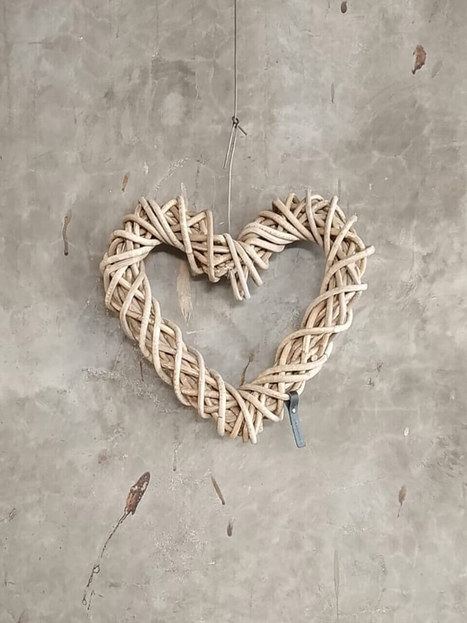 A2 Herz Mini aus Kubu Rattan