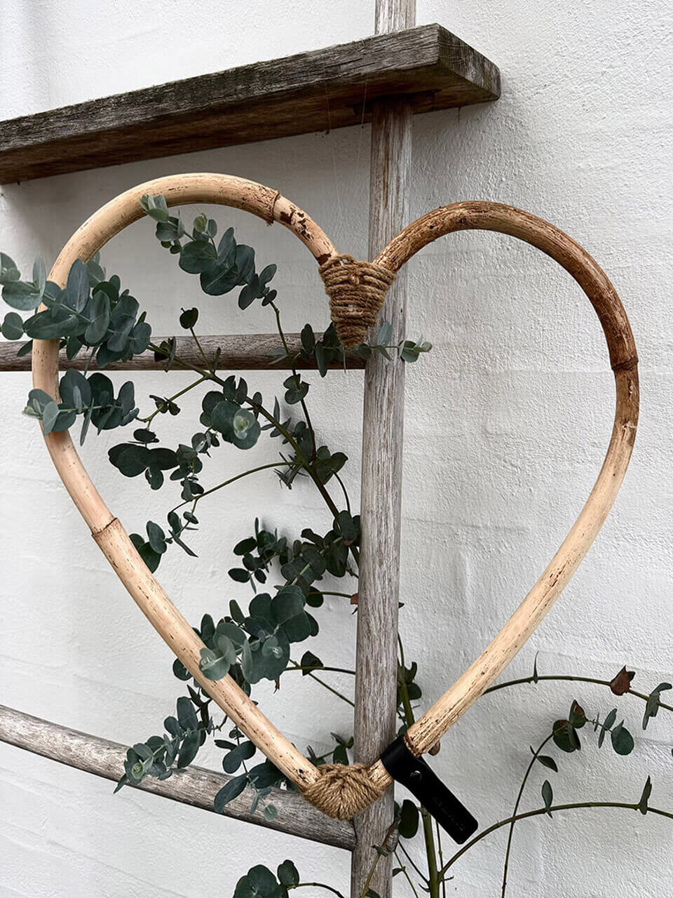 A2 Herz Mini aus Rattan