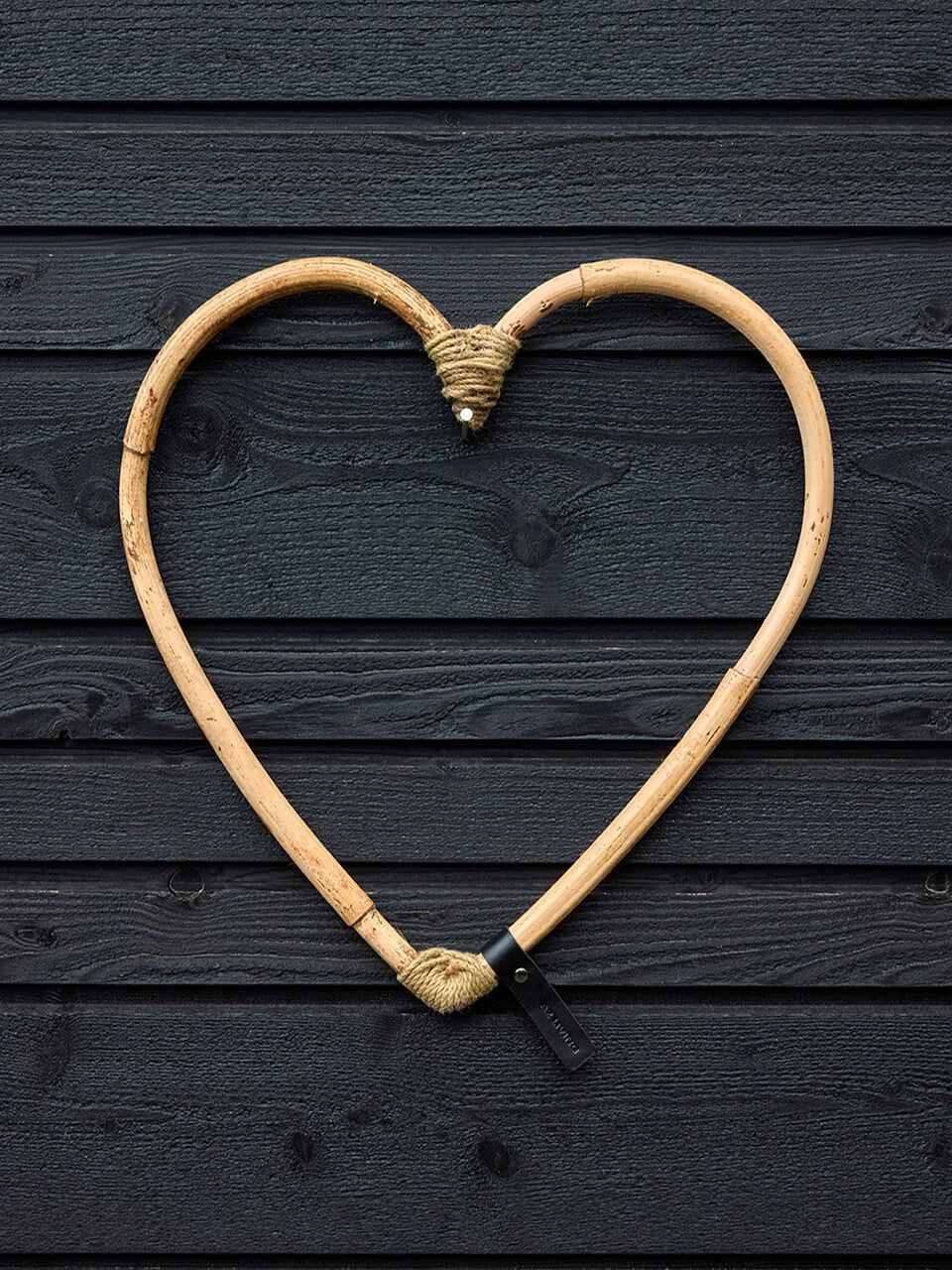 A2 Herz Mini aus Rattan