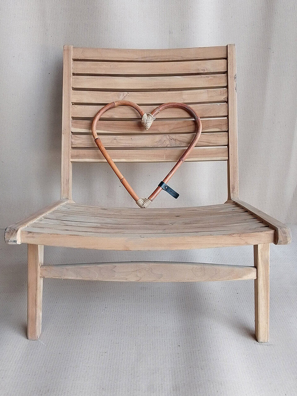 A2 Herz Mini aus Rattan