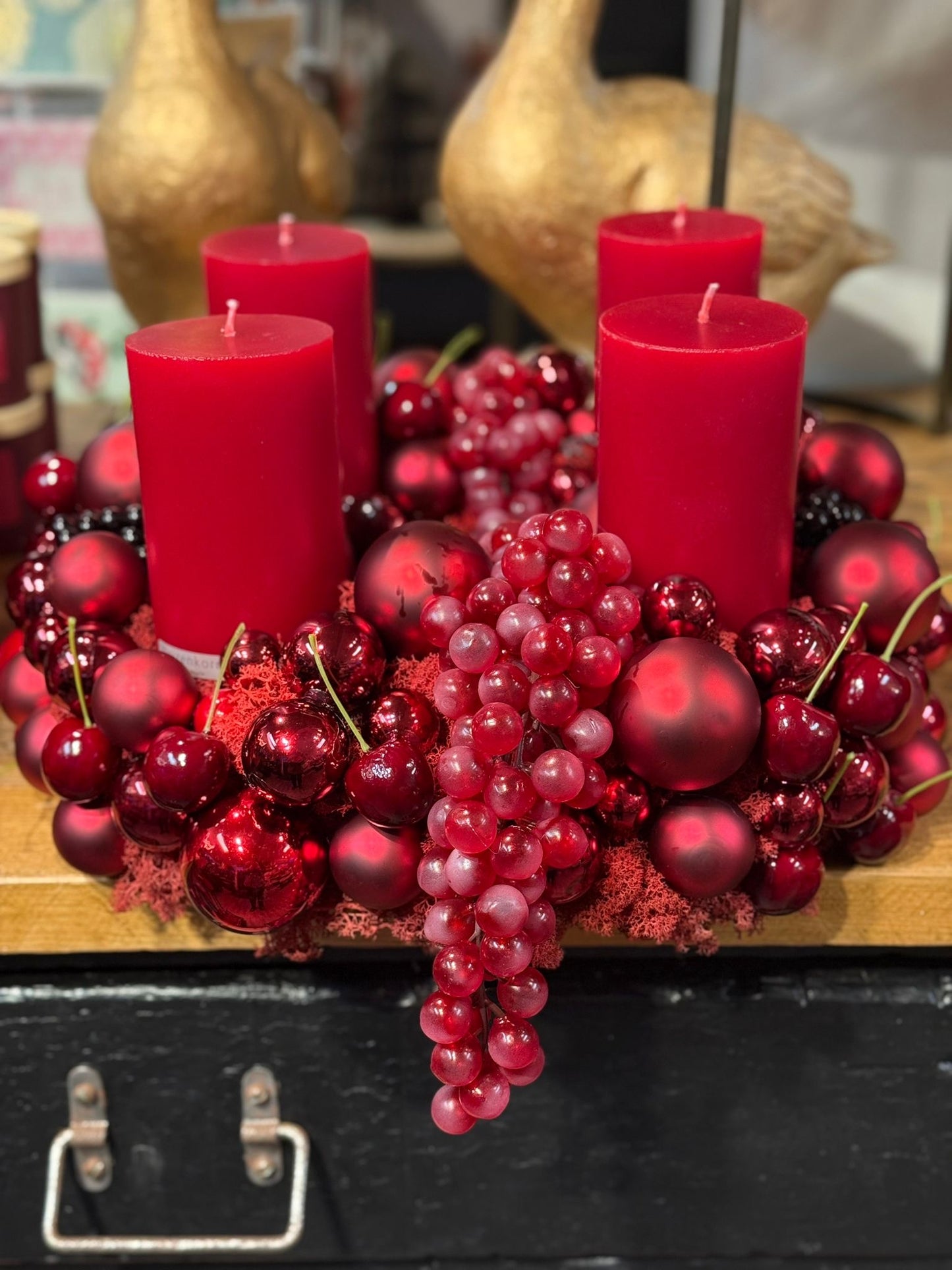 Adventskranz Cherry