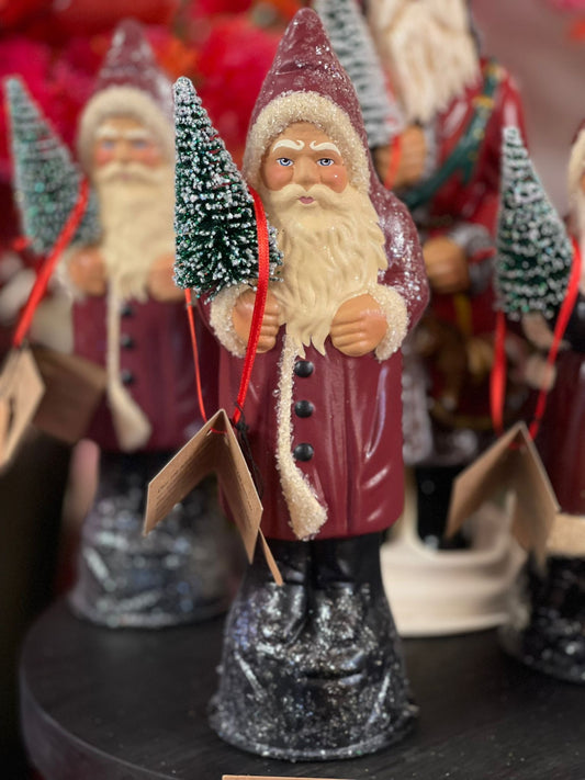 Nikolaus Nostalgie (rot, Glitzer)