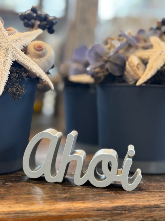 Schild Aufsteller Ahoi