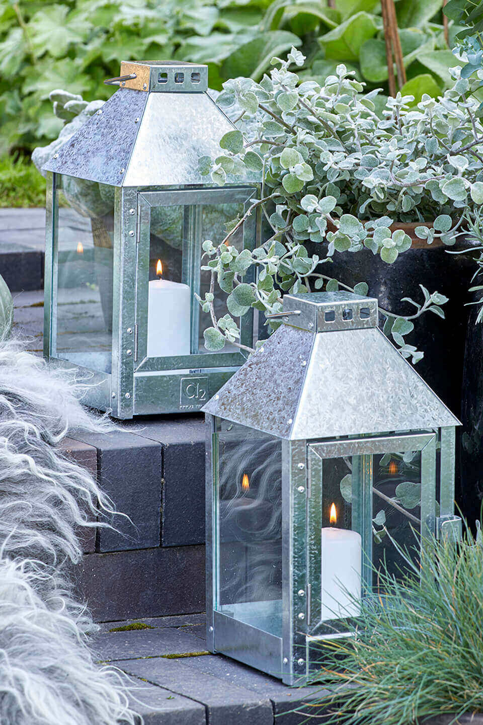 A2 Living Laterne Mini Galvanisiert