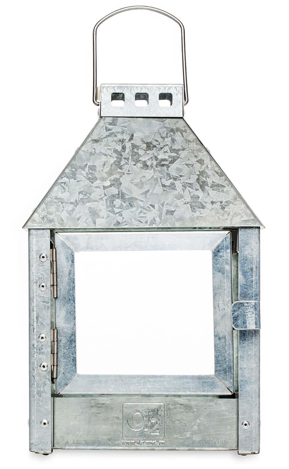 A2 Living Laterne Mini Quadro Galvanisiert