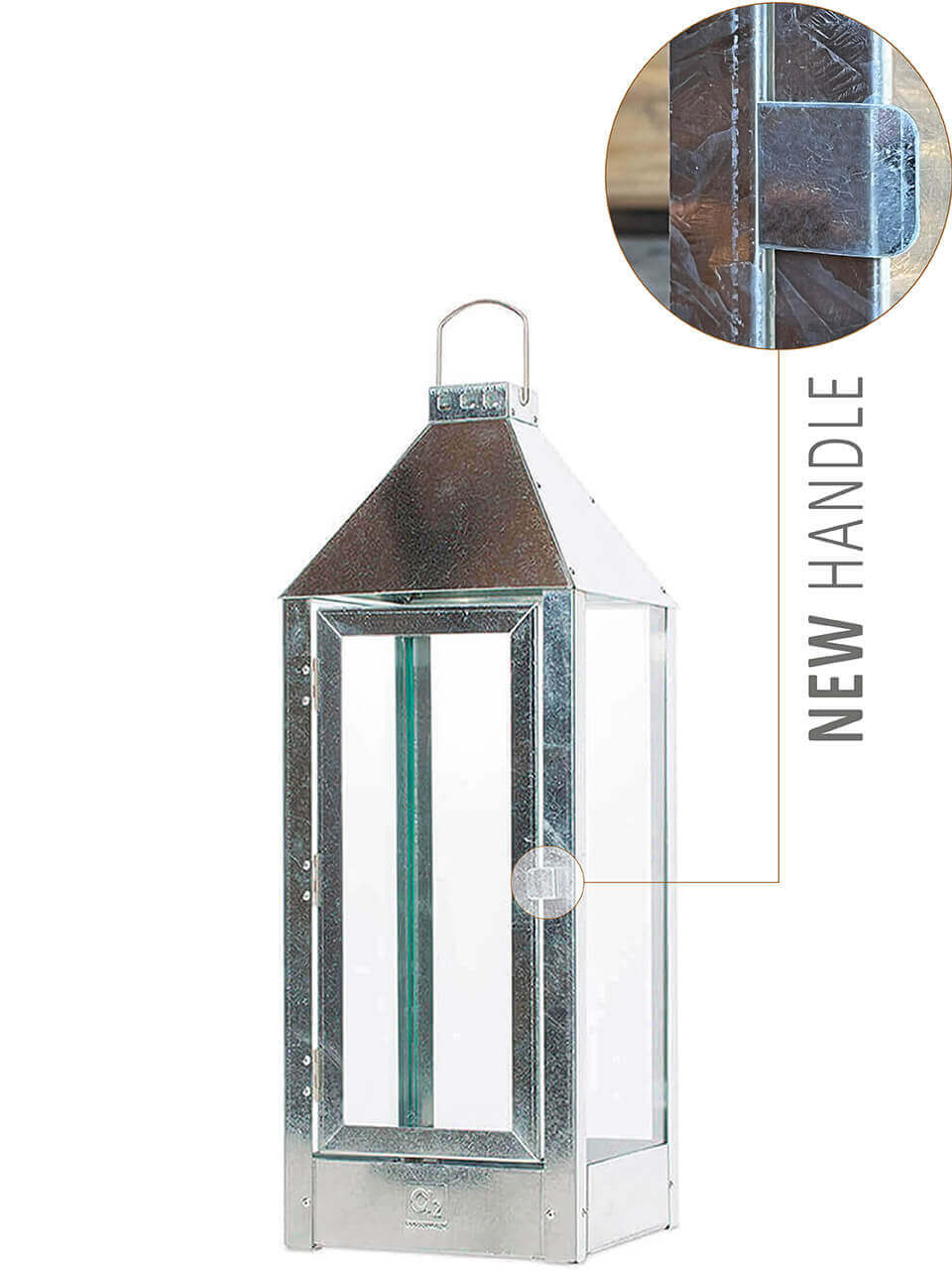 A2 Living Laterne Maxi Galvanisiert