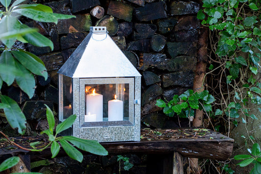 A2 Living Laterne Mega Quadro galvanisiert inklusive Fracht aus Dänemark