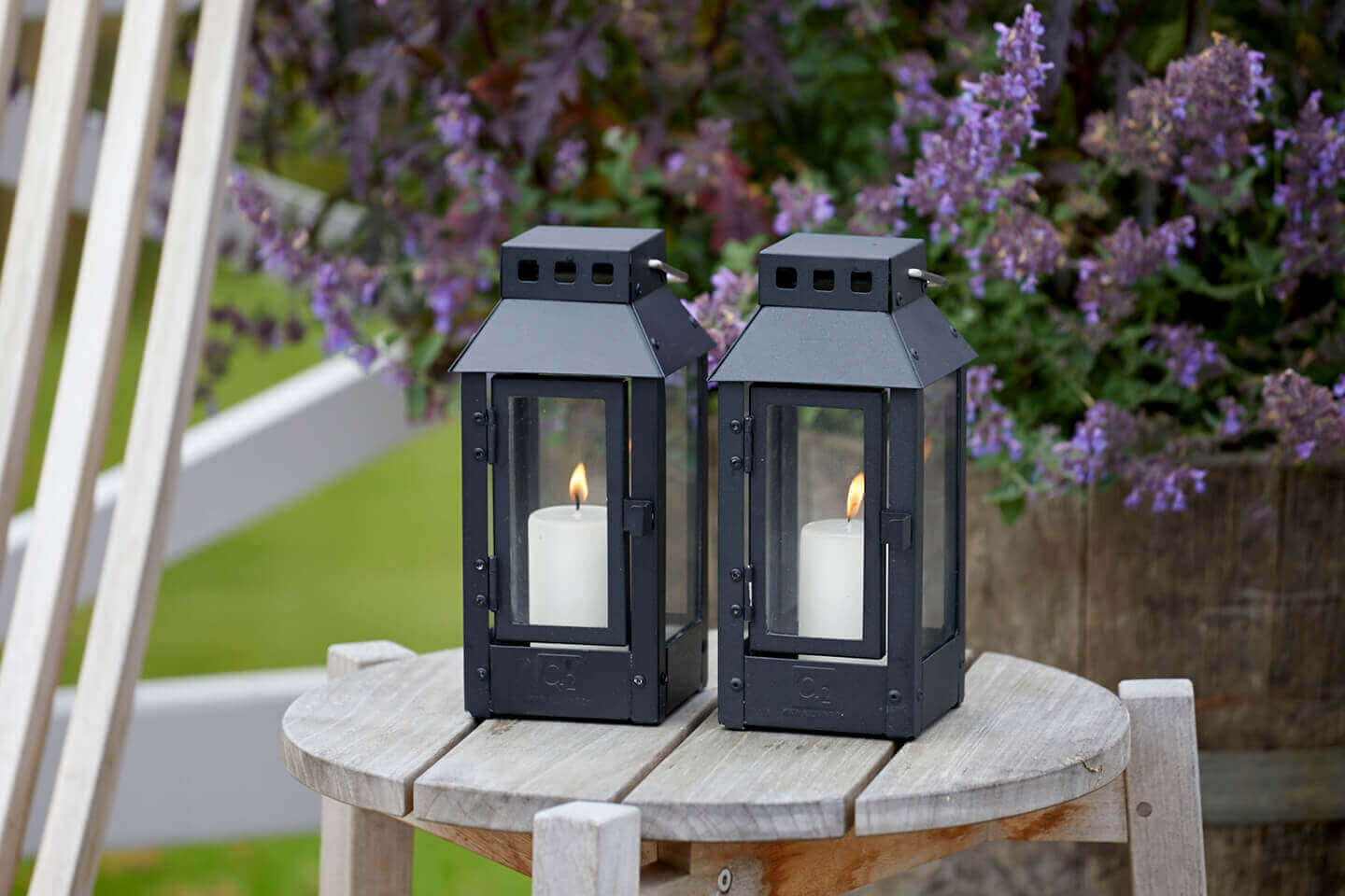 A2 Living Laterne schwarz Micro small