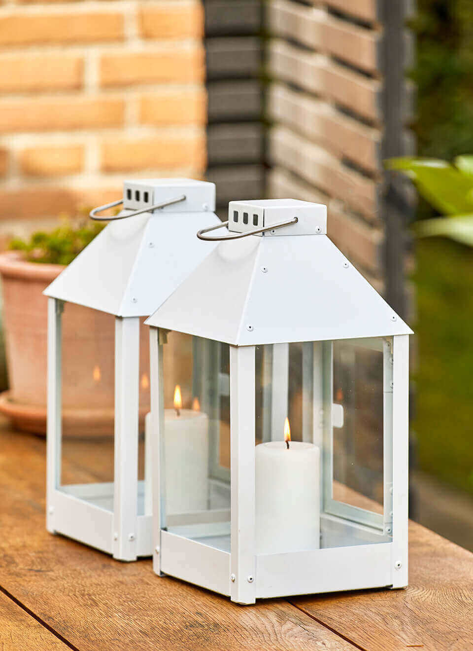 A2 Living Laterne Mini Weiß