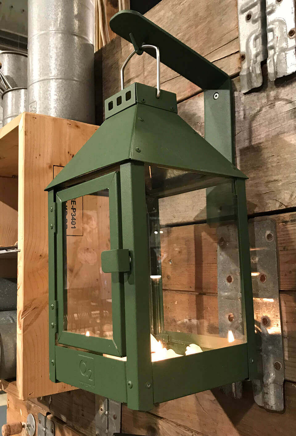 A2 Living Laterne Mini Olivgrün