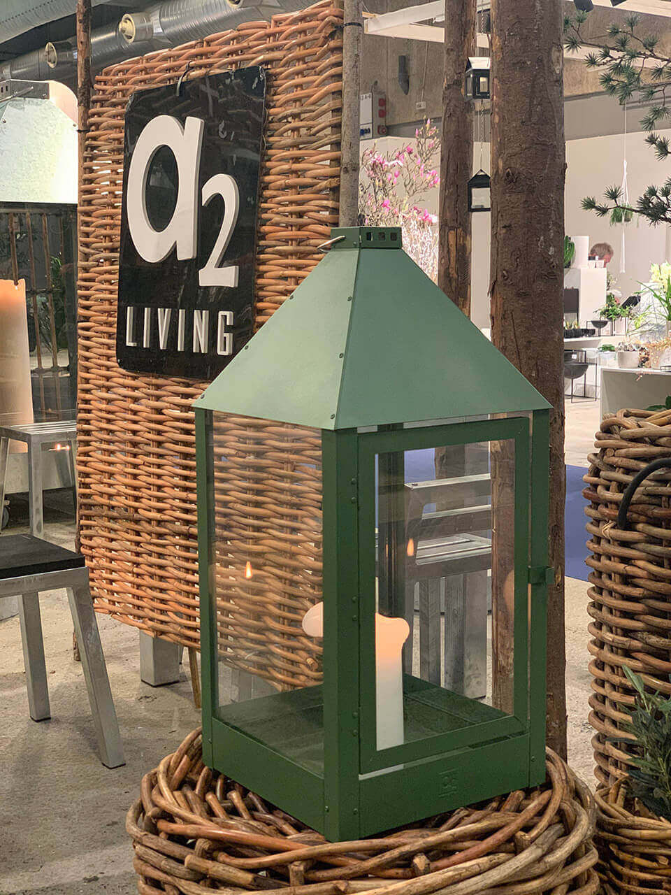 A2 Living Laterne Mega in Olive inklusive Fracht aus Dänemark