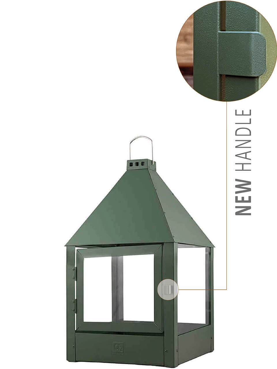 A2 Living Laterne Mega Quadro in Olive inklusive Fracht aus Dänemark