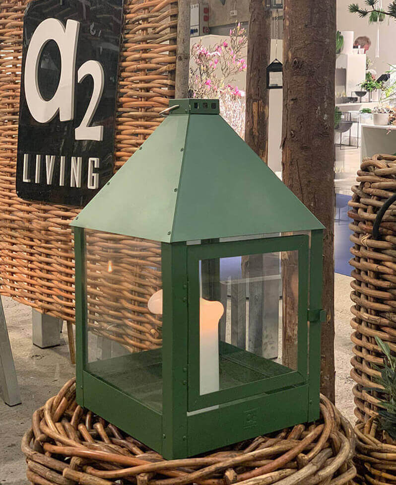 A2 Living Laterne Mega Quadro in Olive inklusive Fracht aus Dänemark