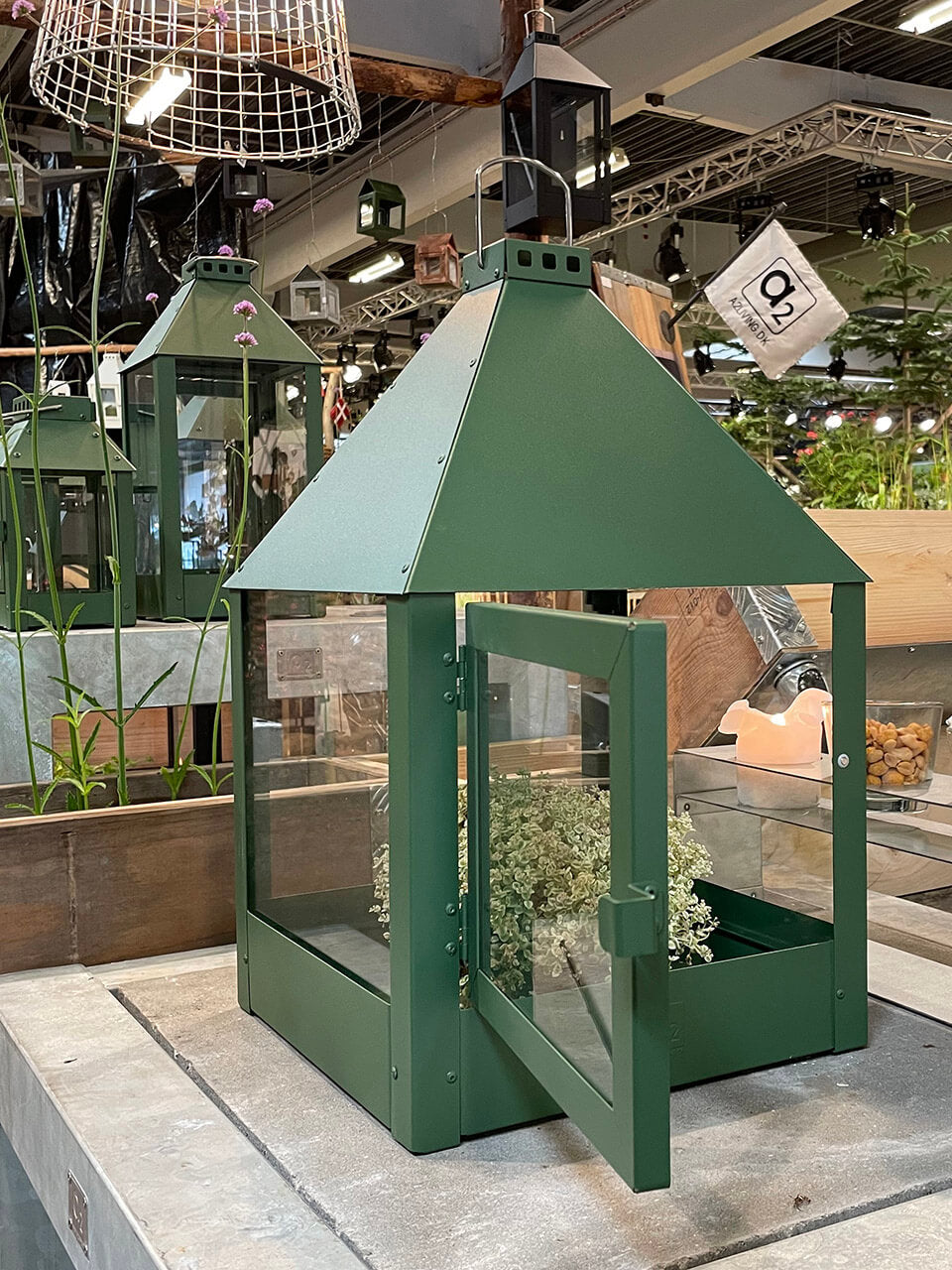 A2 Living Laterne Mega Quadro in Olive inklusive Fracht aus Dänemark