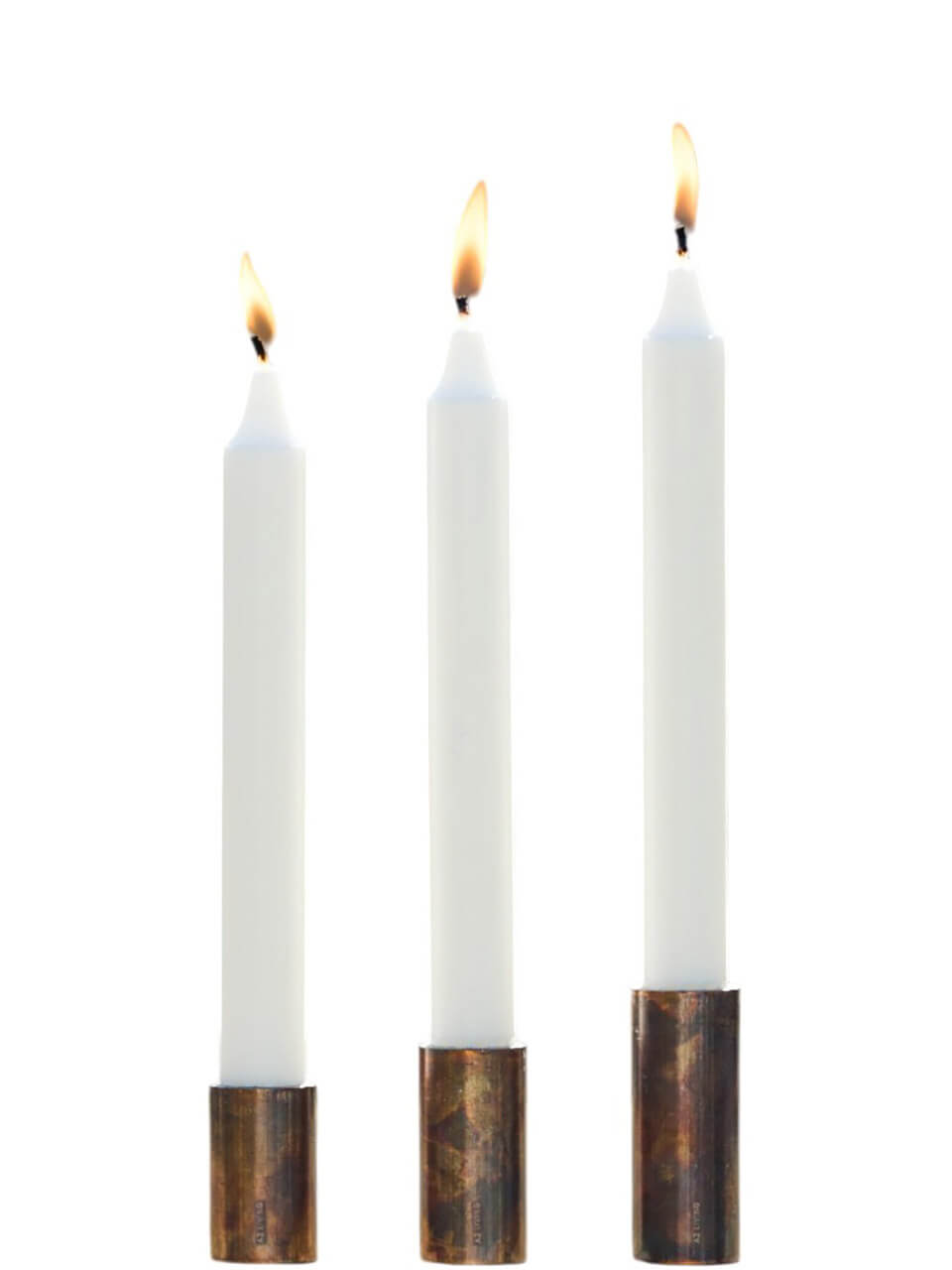 Kerzenhalter Kupferoptik mit Magnet von A2 Living 3er Set