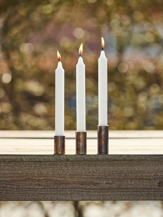 Kerzenhalter Kupferoptik mit Magnet von A2 Living 3er Set