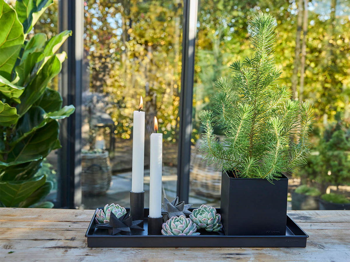A2 Living Deko Tablett Mini Schwarz