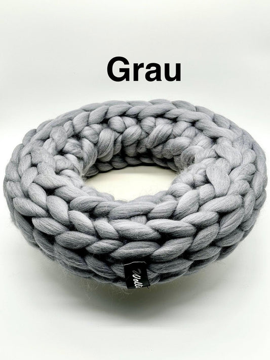 Wollkranz Grau