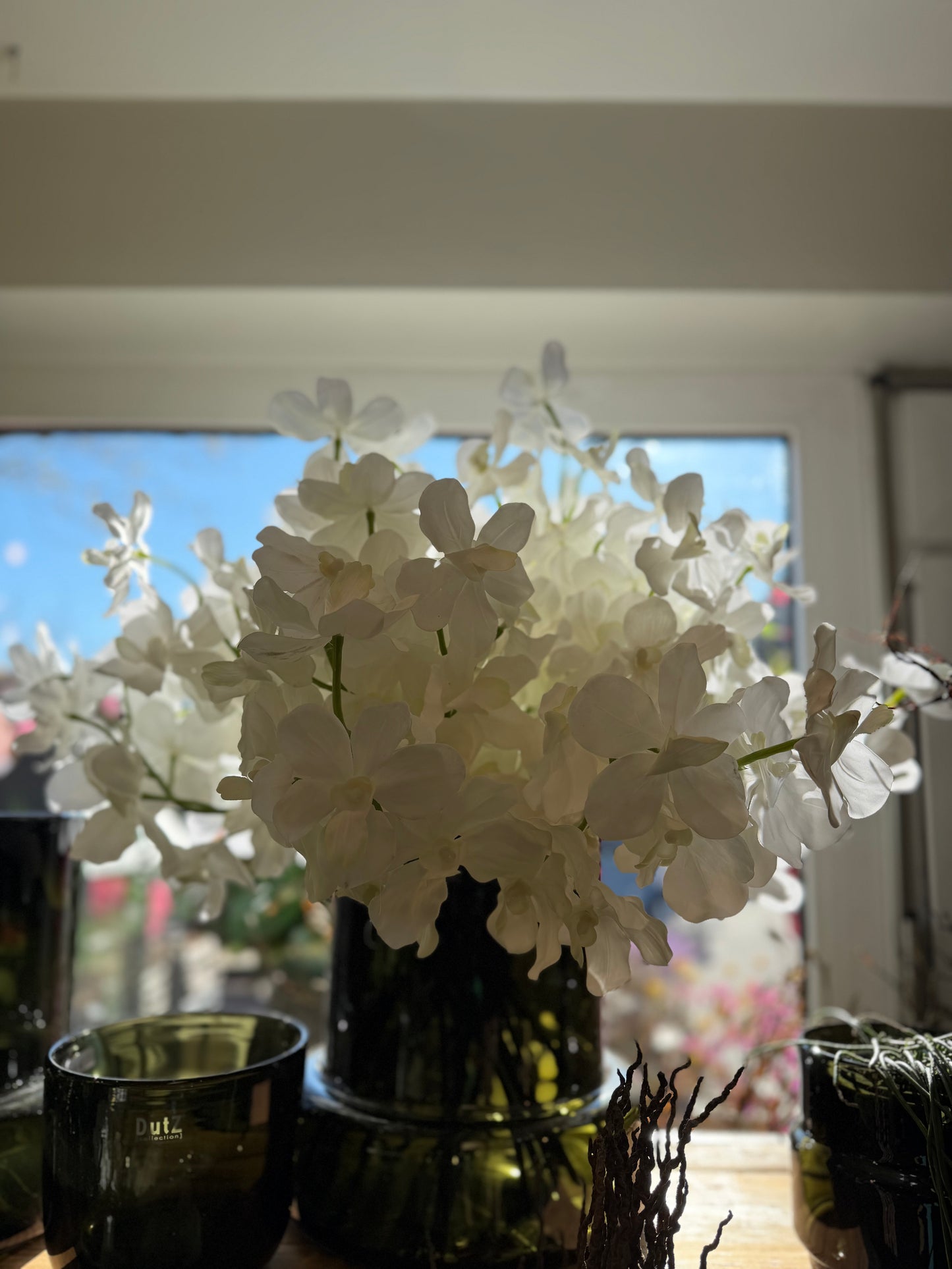 Seidenblumen/Kunstblume Ochidee Wanda