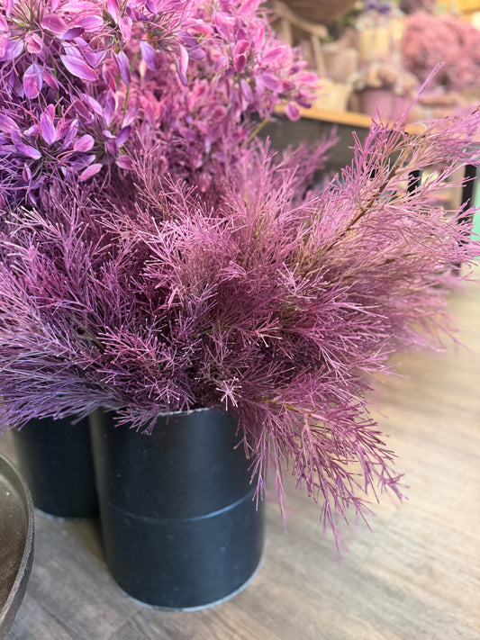 Seidenblume/Kunstblume filigraner Ast Lila