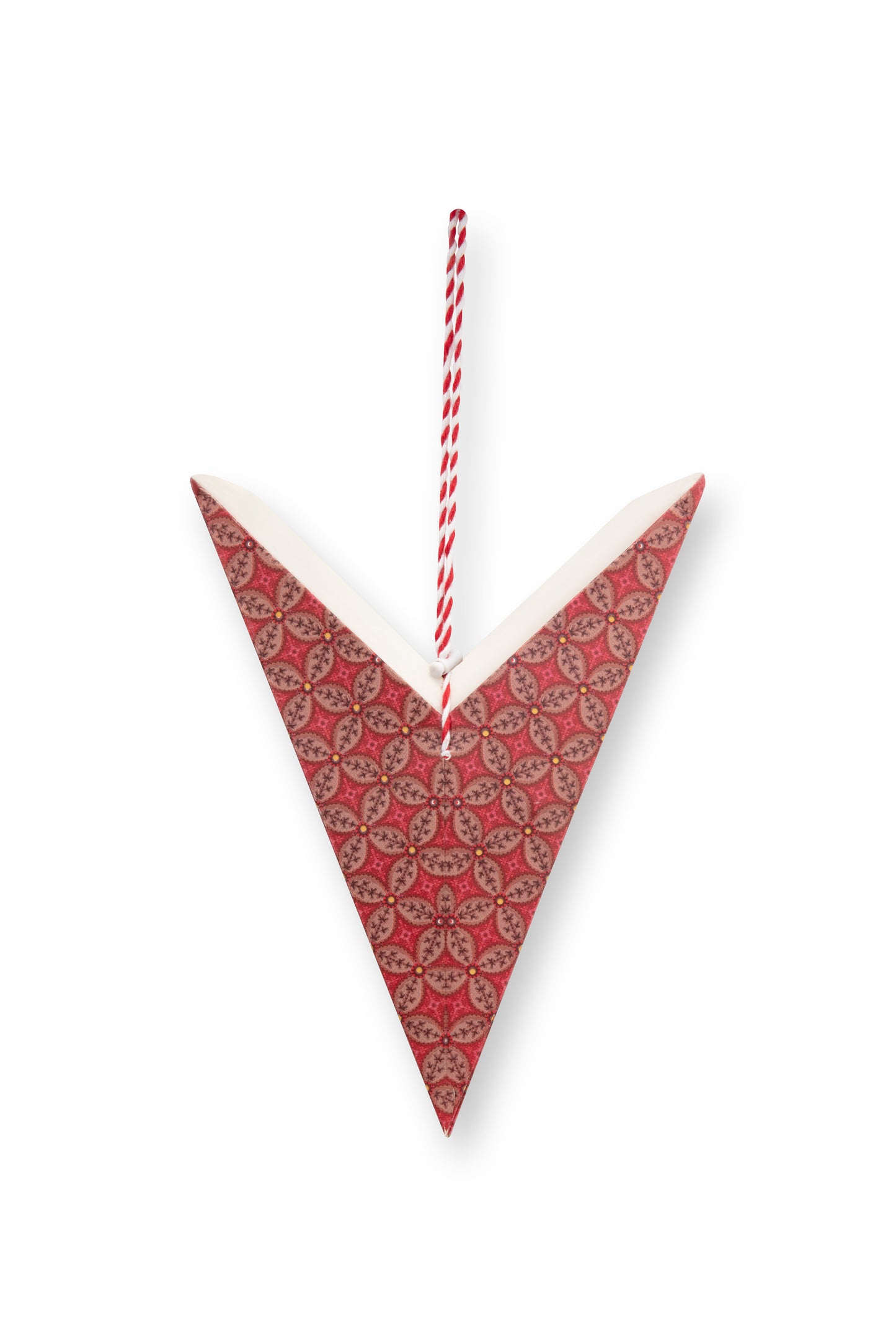 Weihnachtsstern aus Papier mit Druck Bustanie Rot von Pip Studio