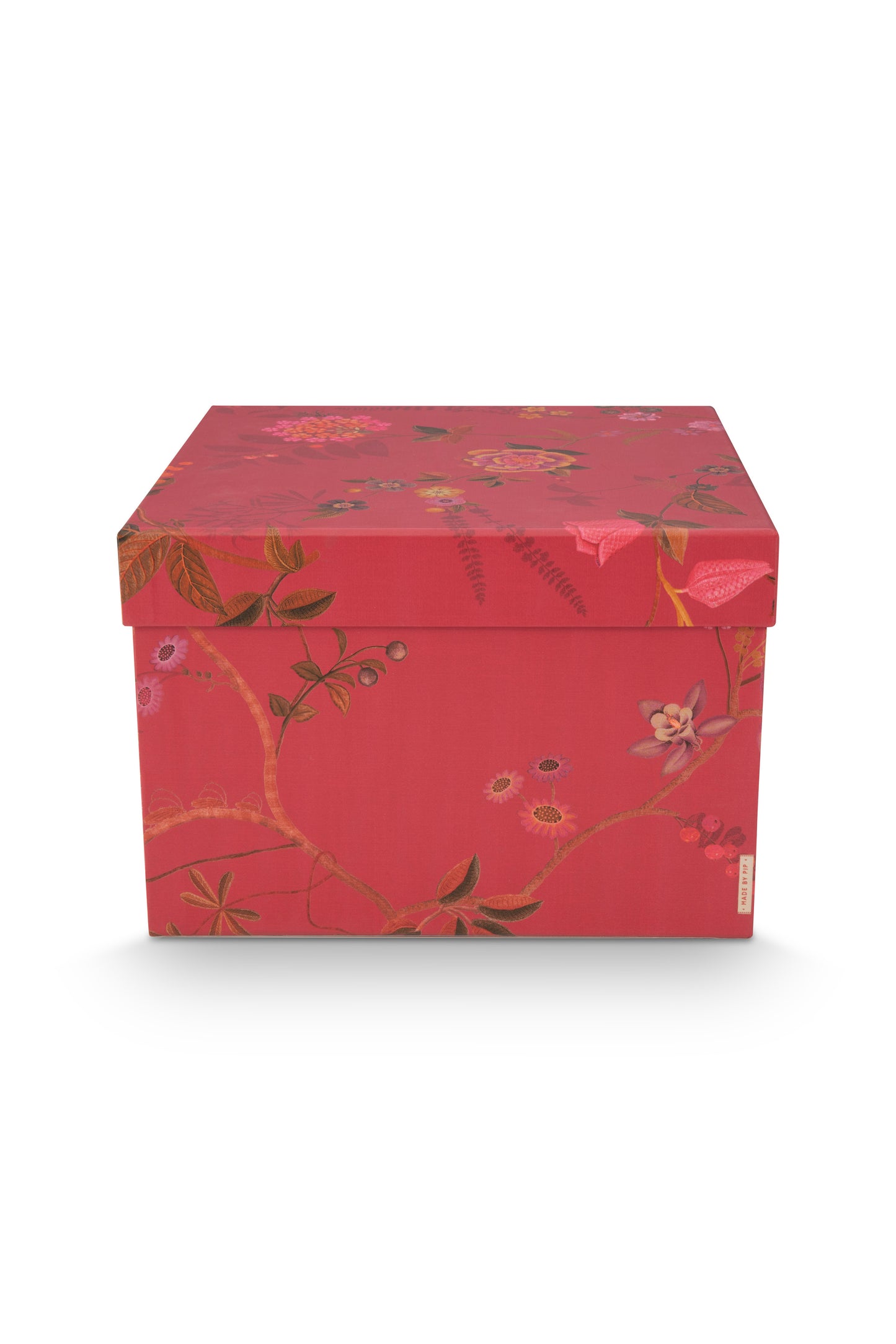 Set/2 Schachtel Quadrat Blooming Tales Rot  von Pip Studio