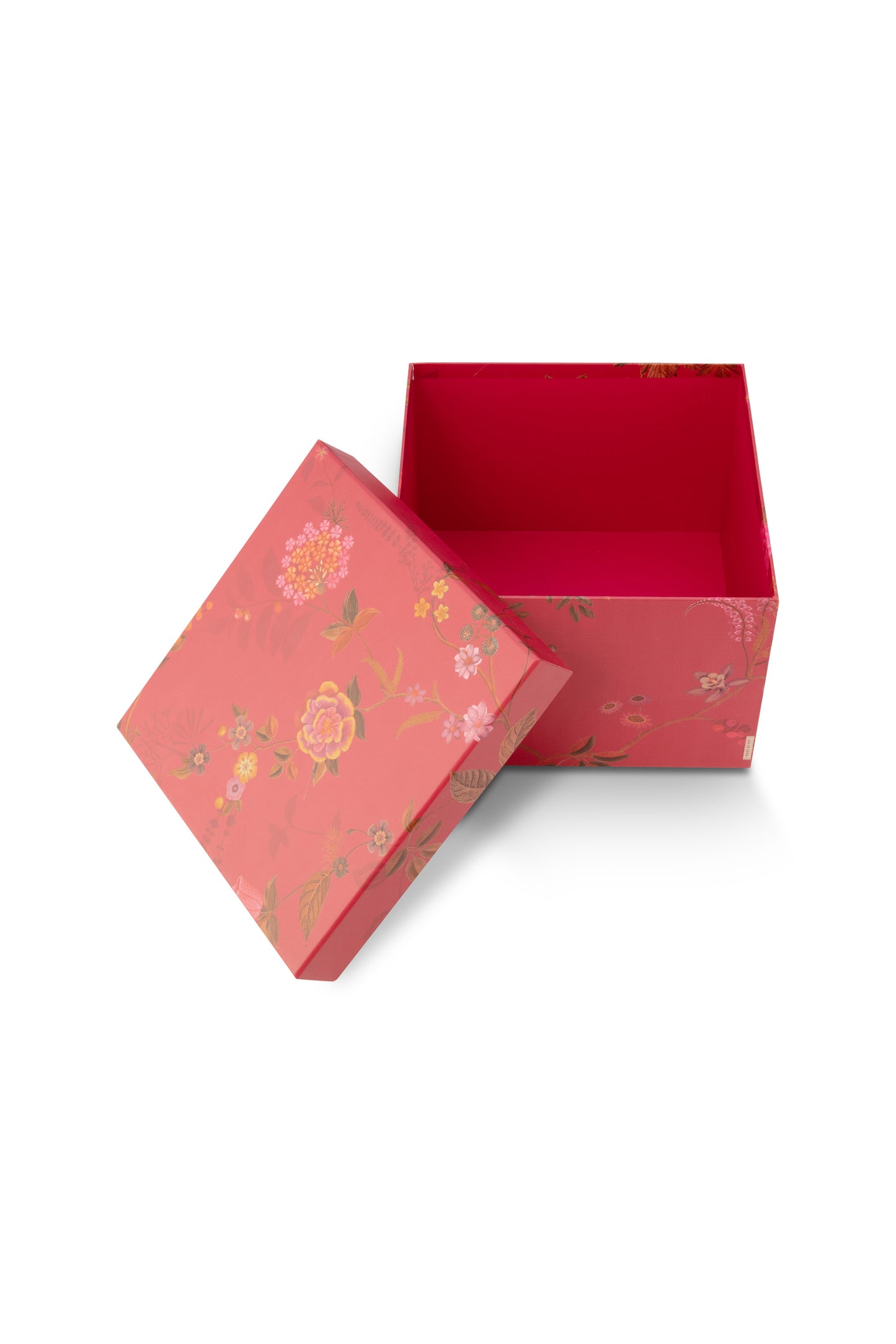 Set/2 Schachtel Quadrat Blooming Tales Rot  von Pip Studio