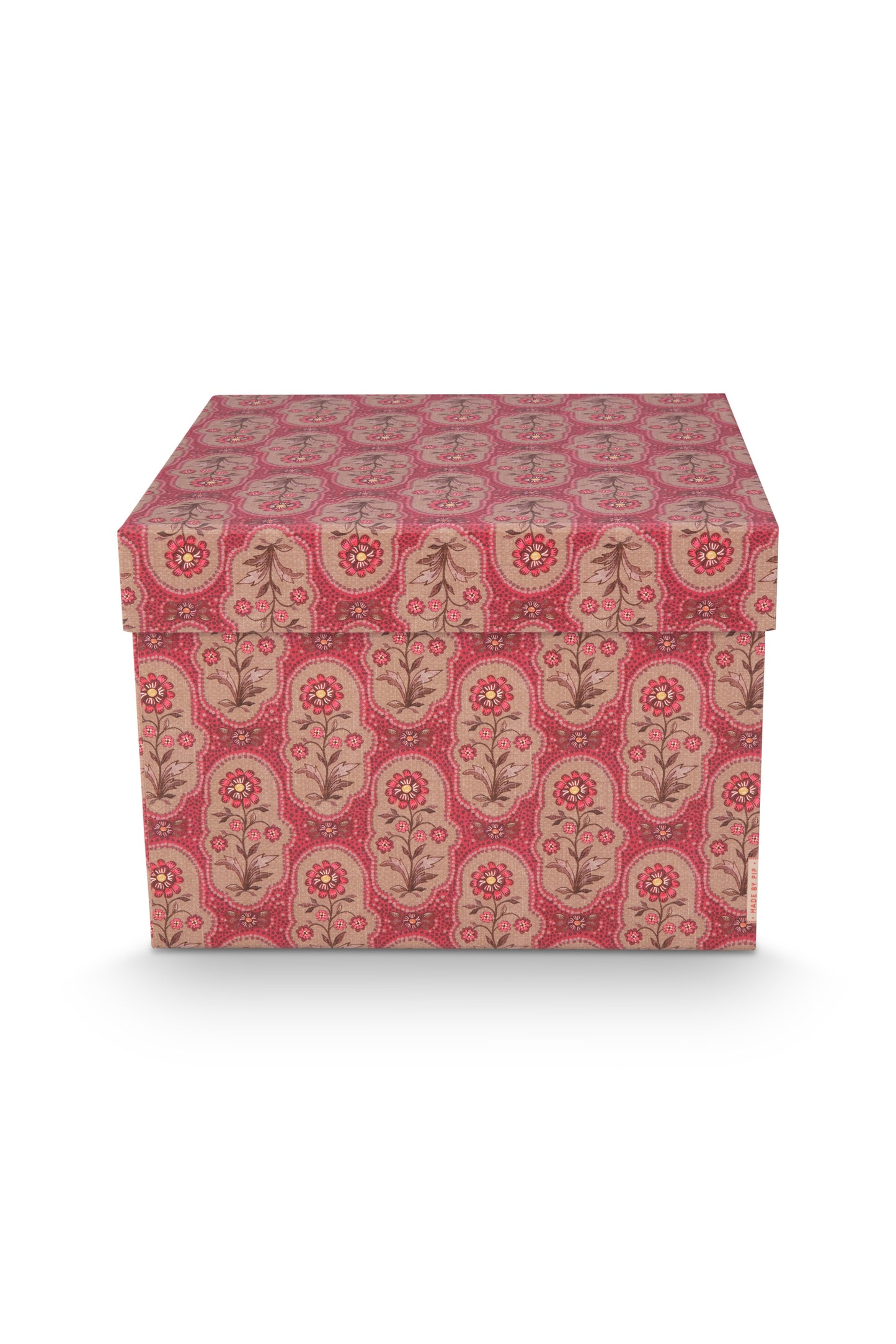 Set/2 Schachtel Quadrat Blooming Tales Rot  von Pip Studio