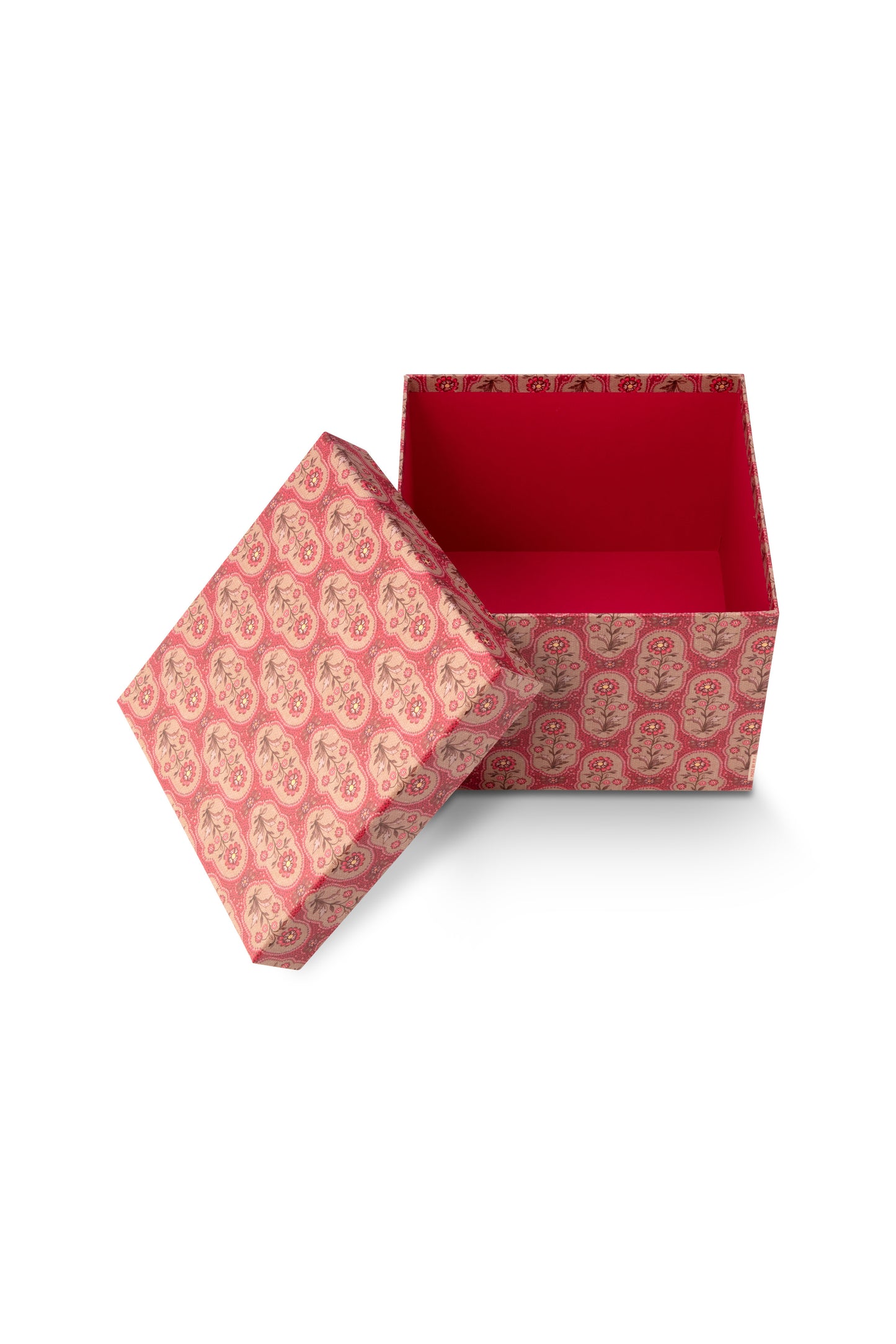 Set/2 Schachtel Quadrat Blooming Tales Rot  von Pip Studio