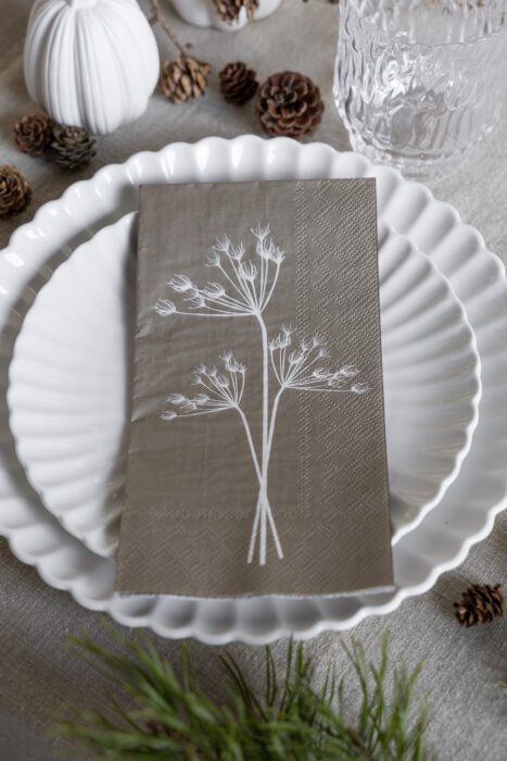 Kvistar Papierserviette Greige von Storefactory