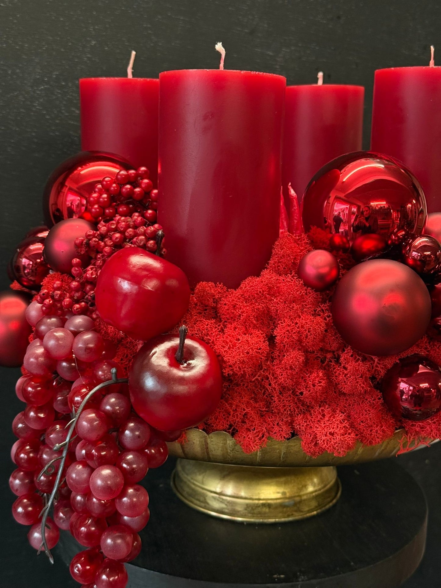 Adventskranz „all Red“