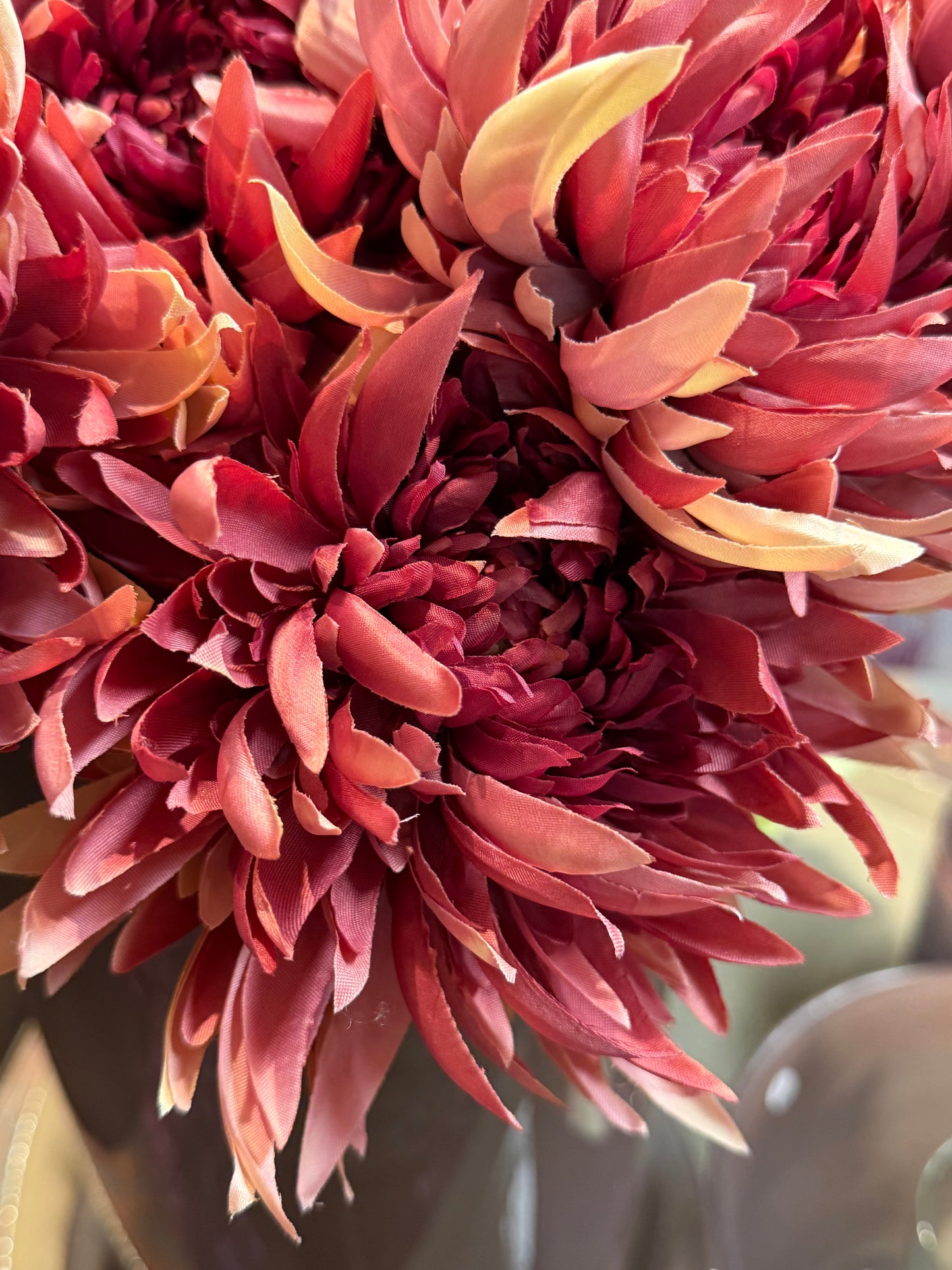Seidenblume/Kunstblume Dahlie  Beere