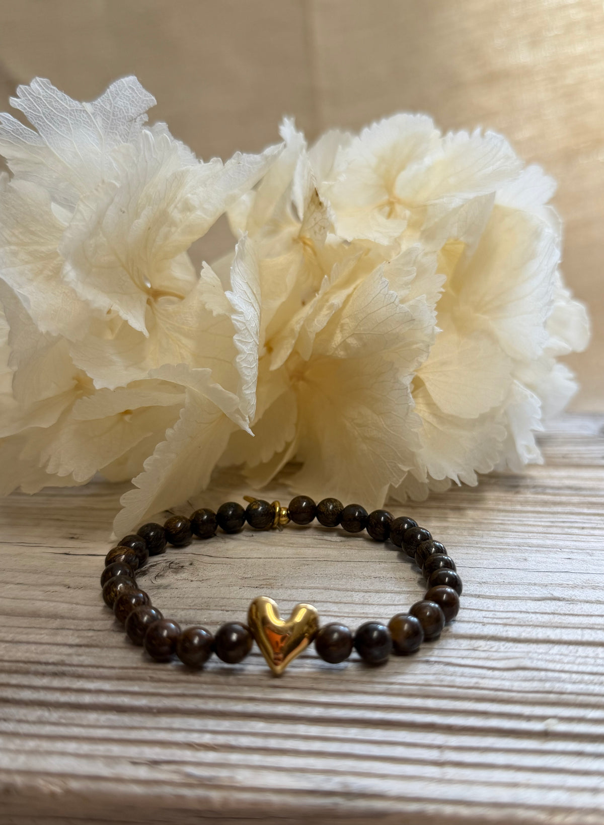 Armband Yvonne Gold /Bronze mit Herz
