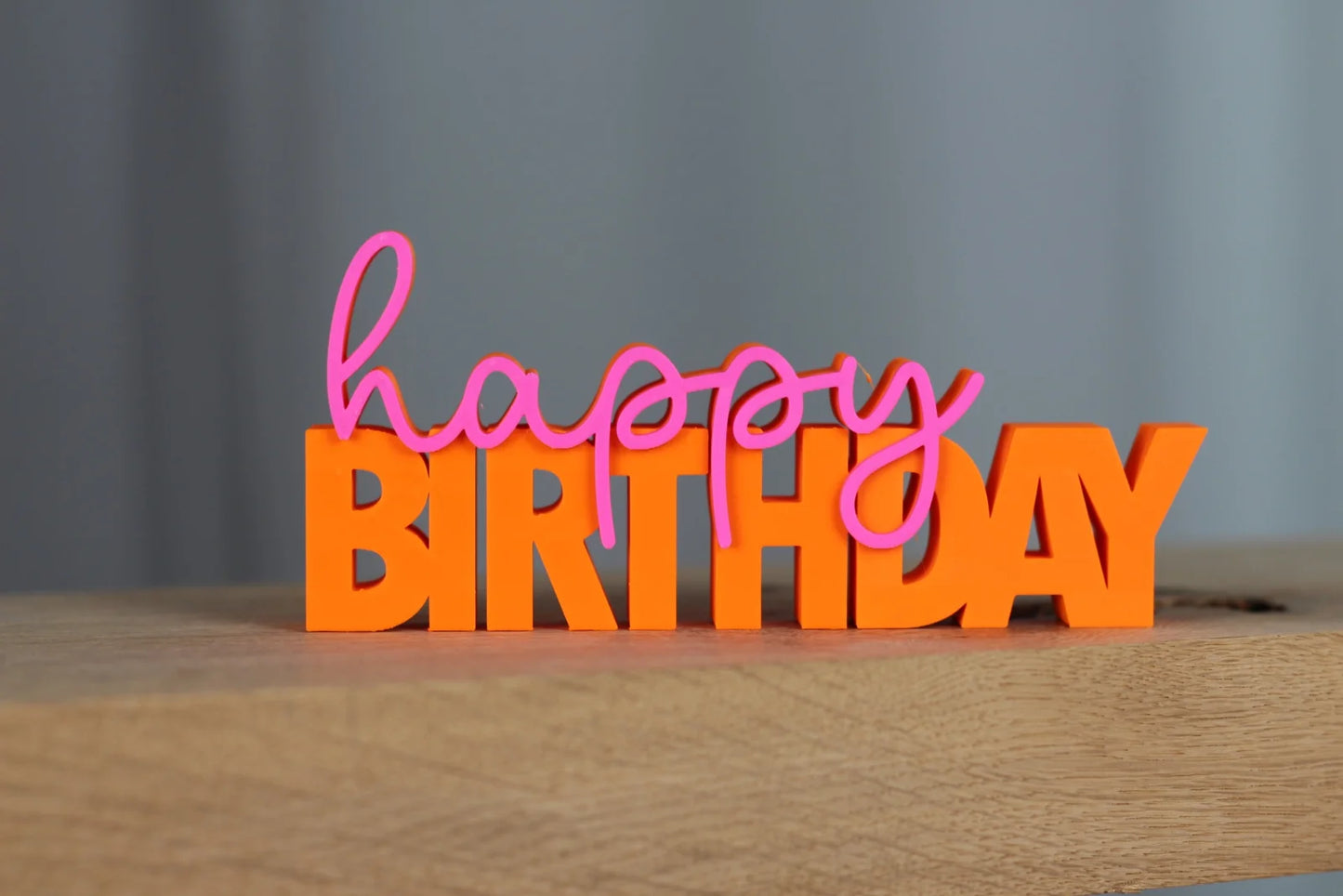 "Happy Birthday" Aufsteller