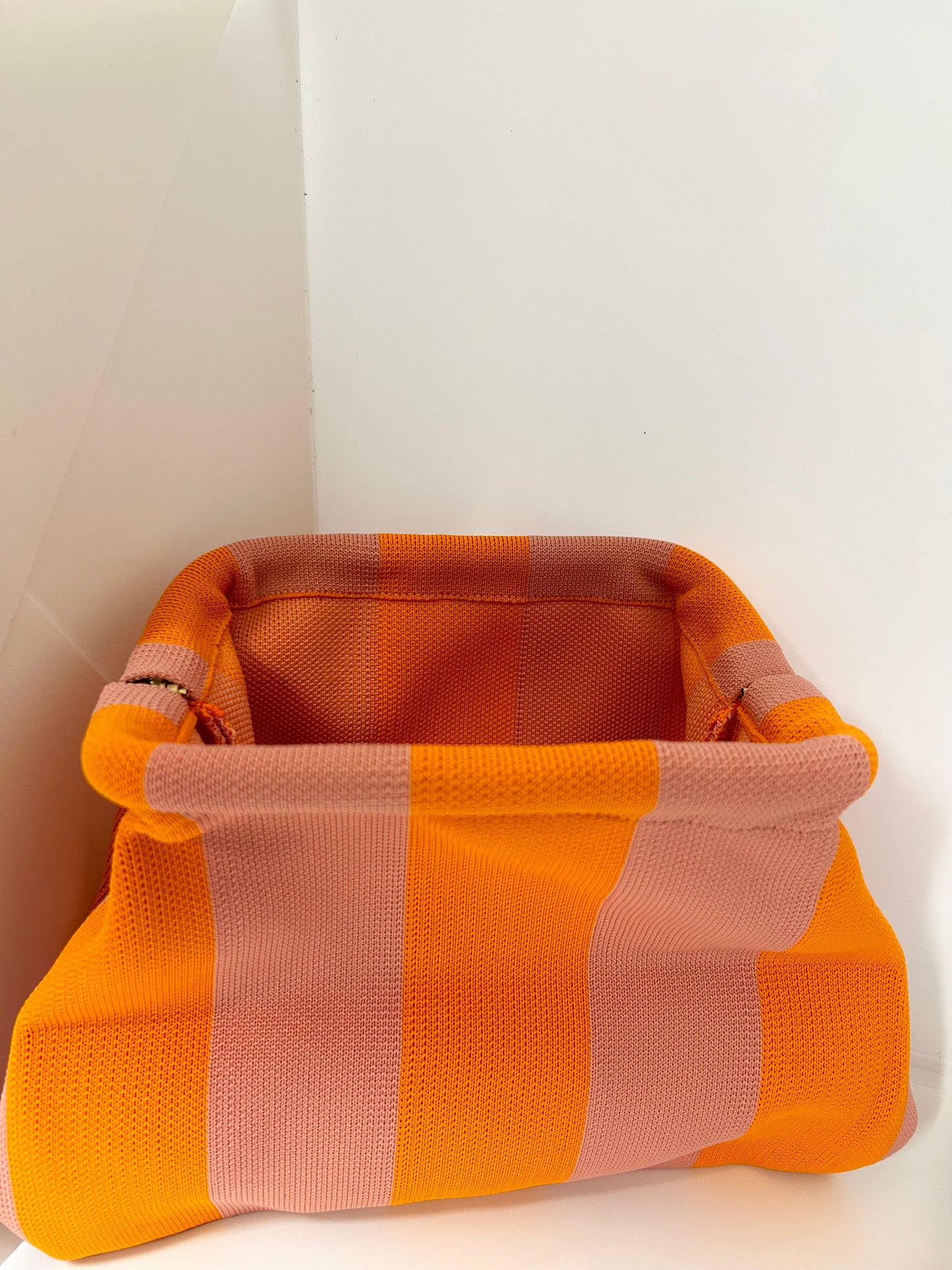 Tasche rosa-orange streifen