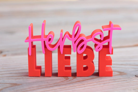 Herbst Liebe Aufsteller
