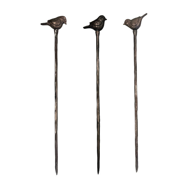 Gartenstecker Spatz