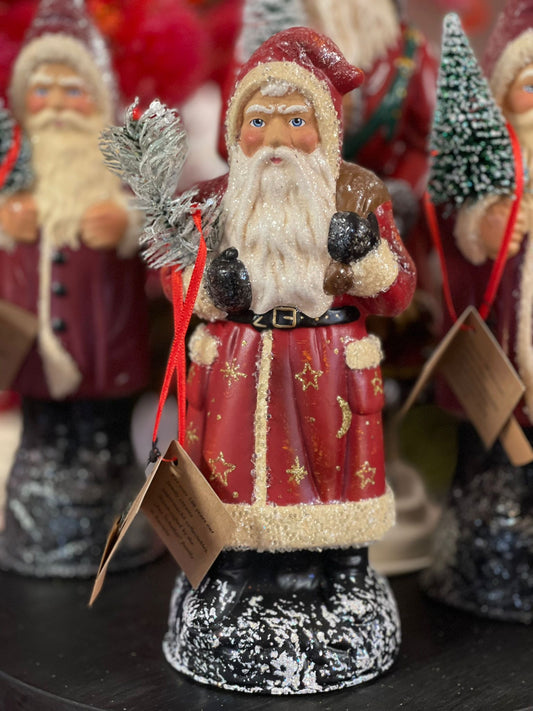 Nikolaus Nostalgie (rot, mit Mond und Sterne)