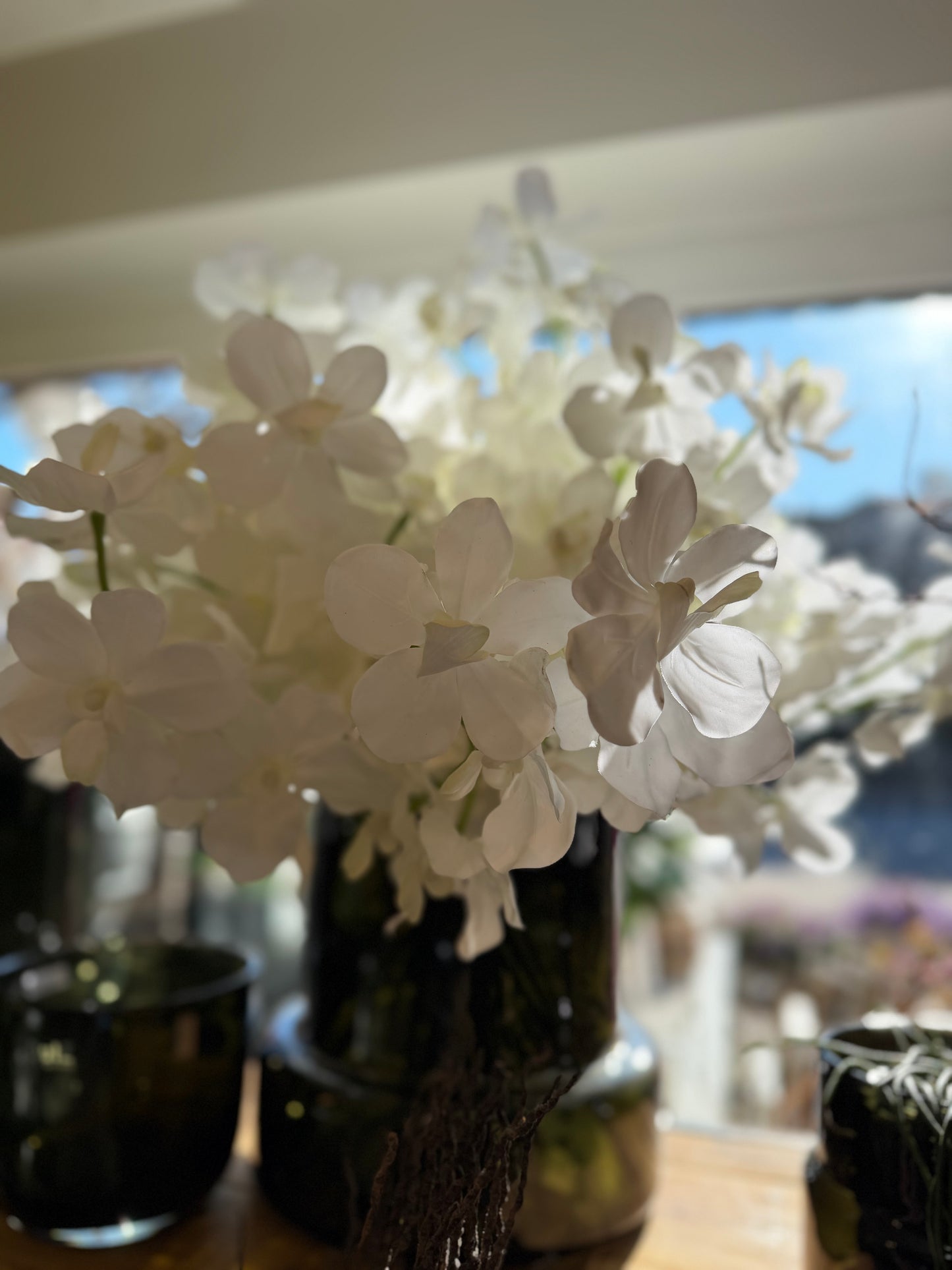 Seidenblumen/Kunstblume Ochidee Wanda