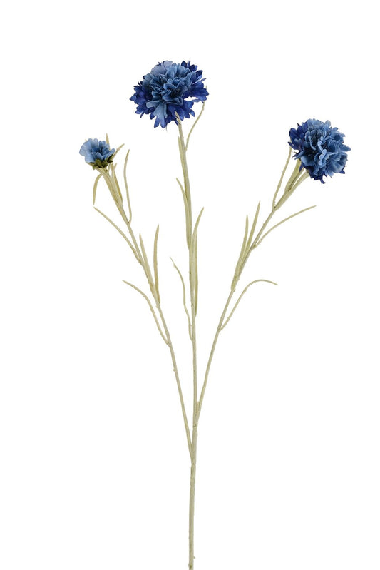Seidenblumen/Kunstblume  Kornblume blau