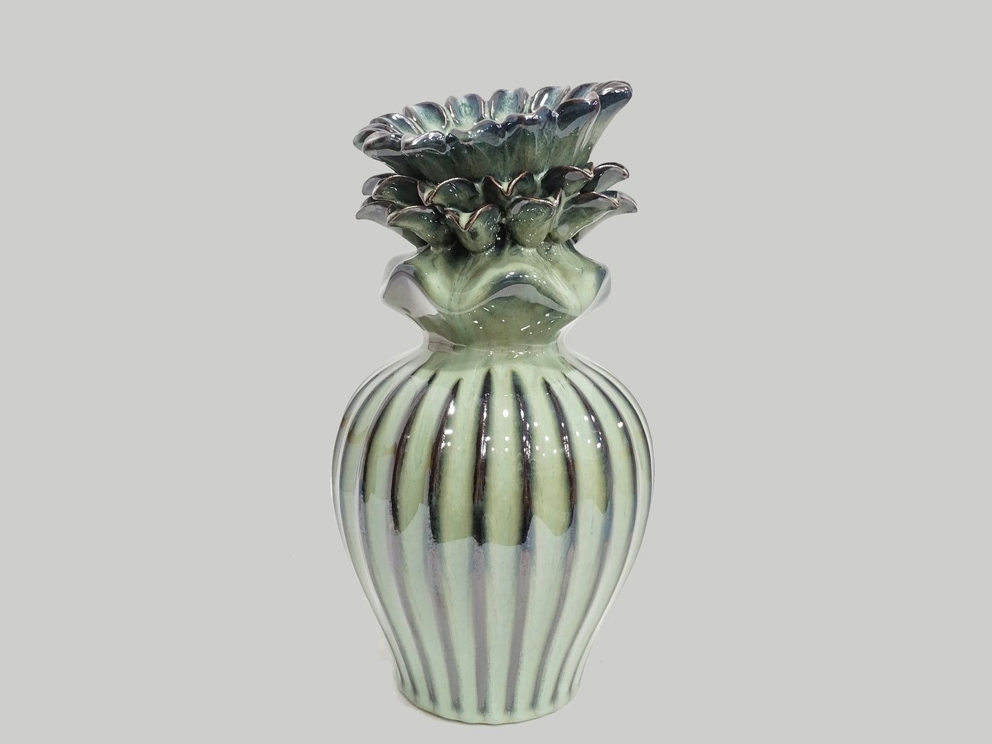 Keramik Vase Ananas Ø 17 x 32,5cm