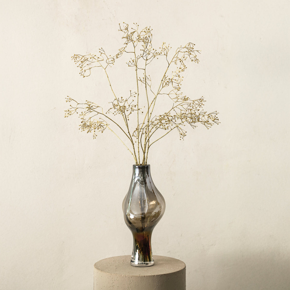 Kunstblume Schleierkraut Champagnerfarbend