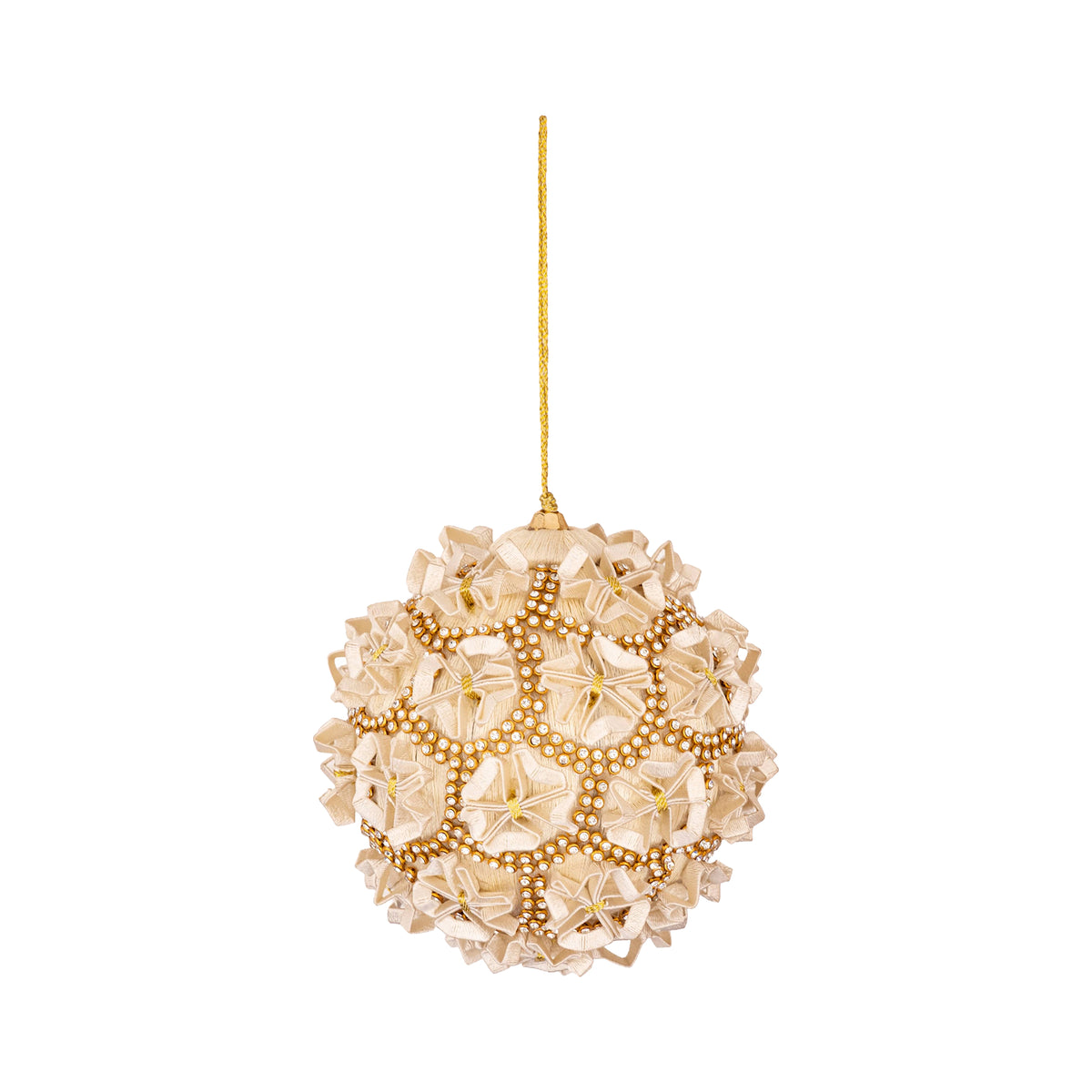 Weihnachtskugel Gold
