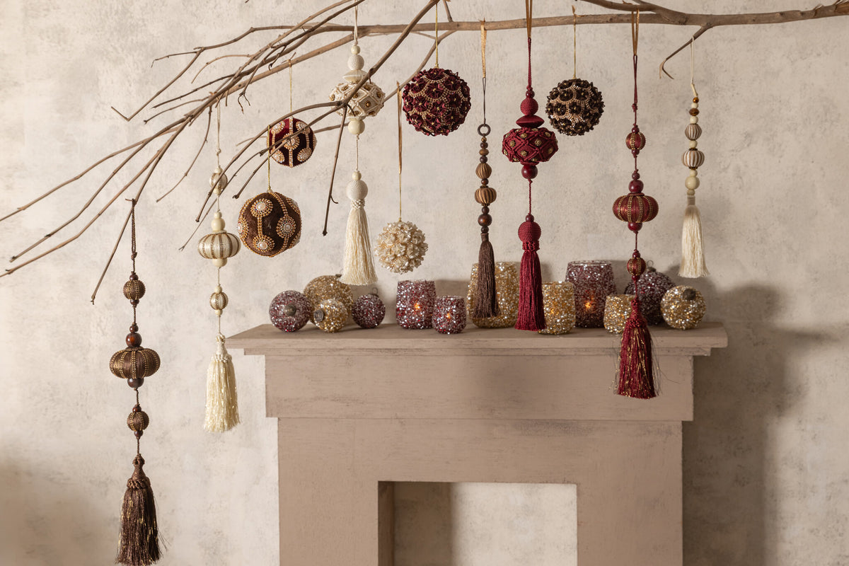 Weihnachtskugel Gold