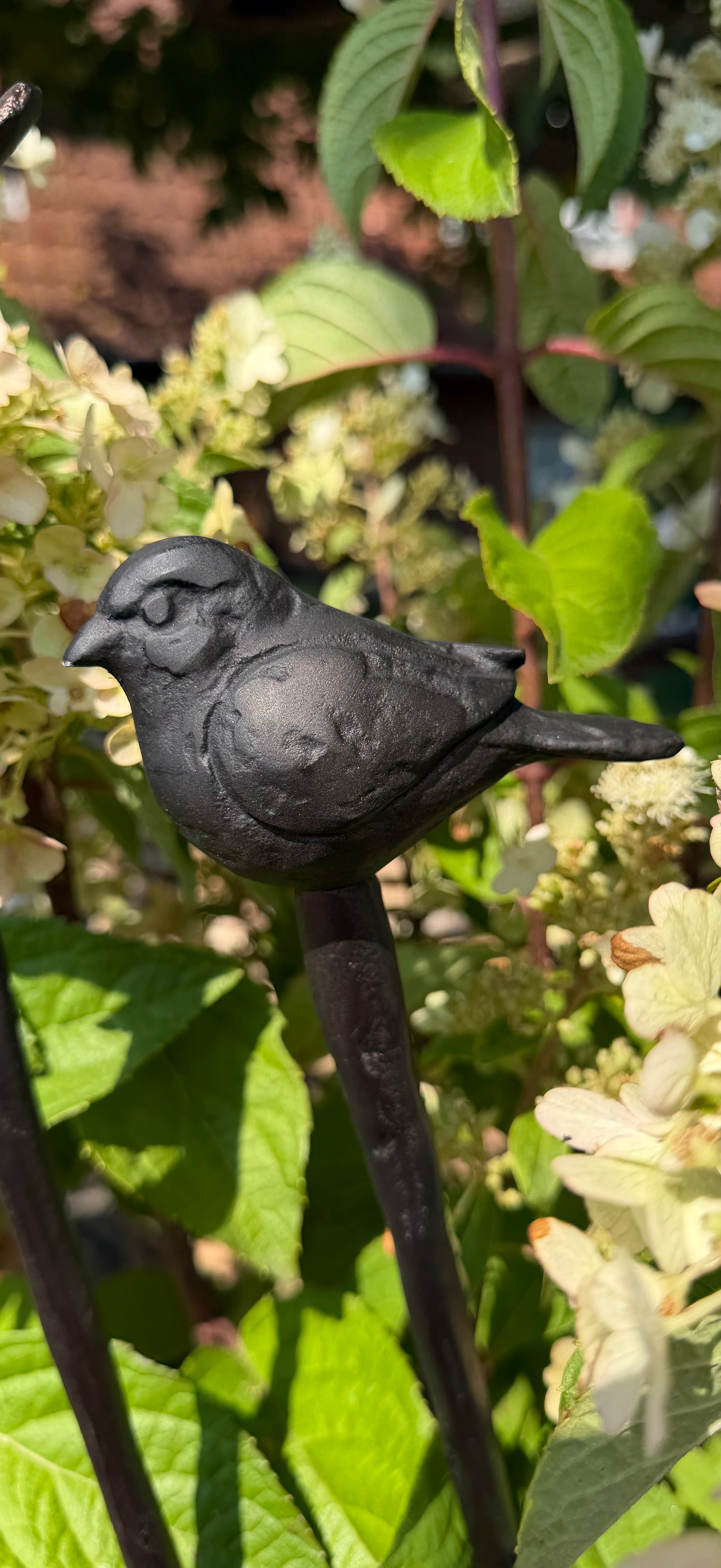 Gartenstecker Spatz