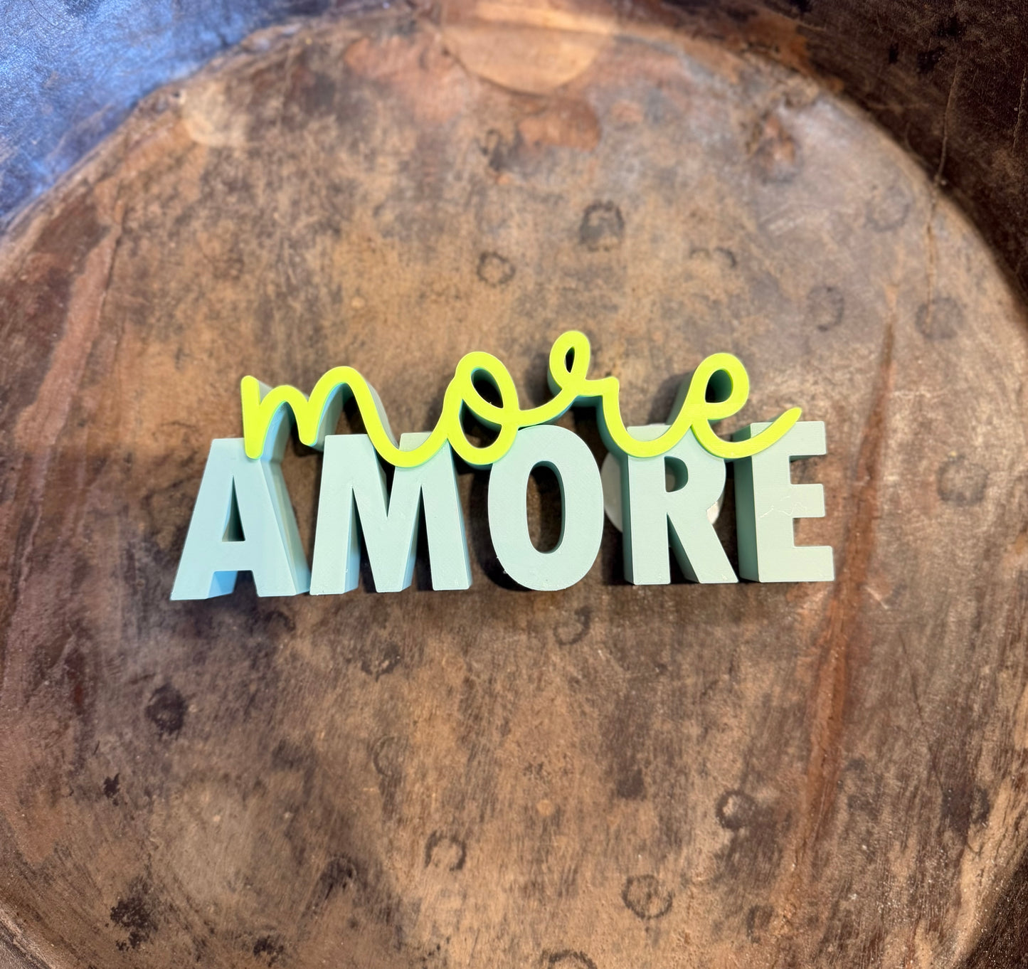 Schild Aufsteller more Amore