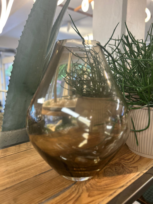 Glasvase Amber 1