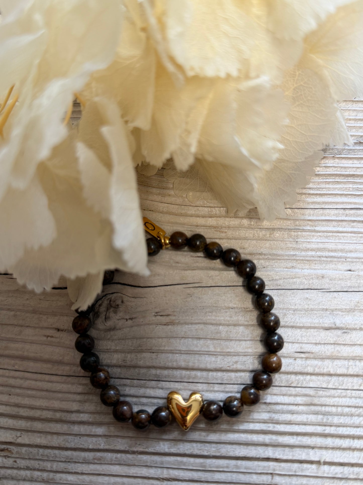 Armband Yvonne Gold /Bronze mit Herz